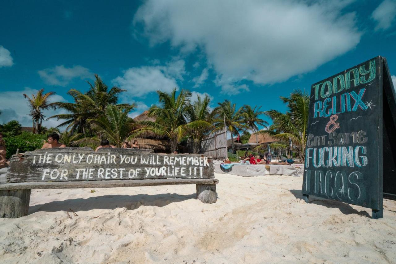 Cabanas La Eufemia Tulum Exterior photo